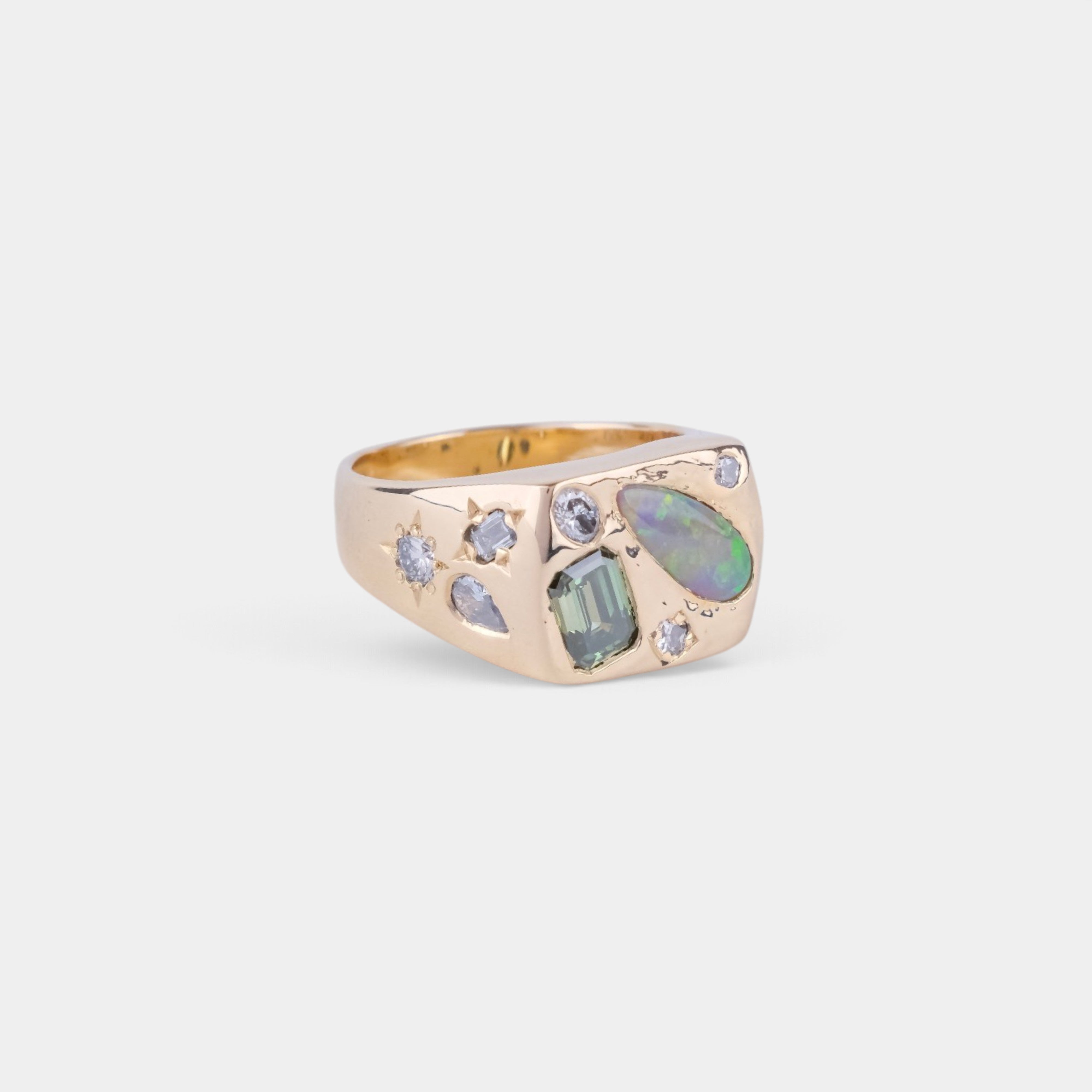 Diving Deep Signet Ring