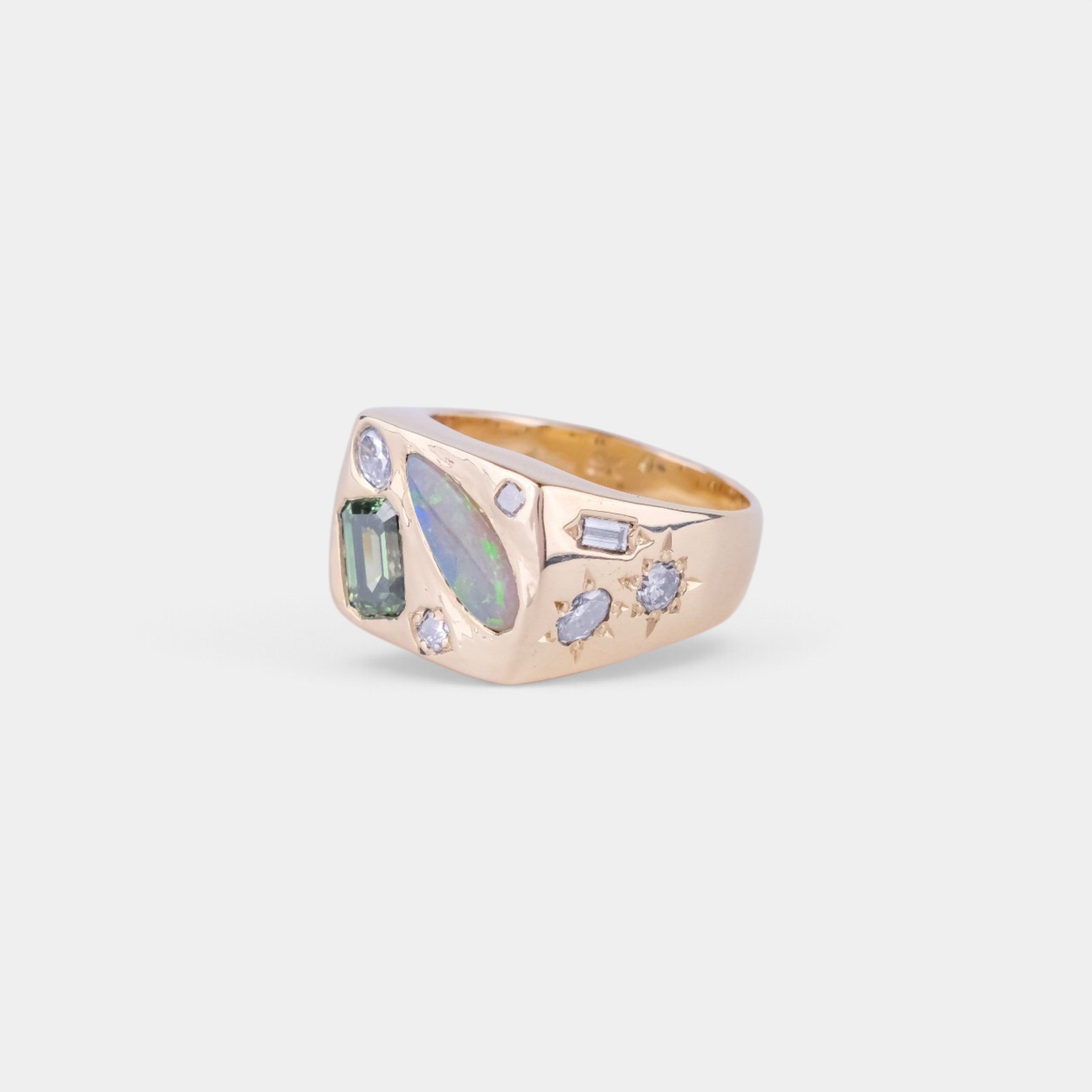 Diving Deep Signet Ring